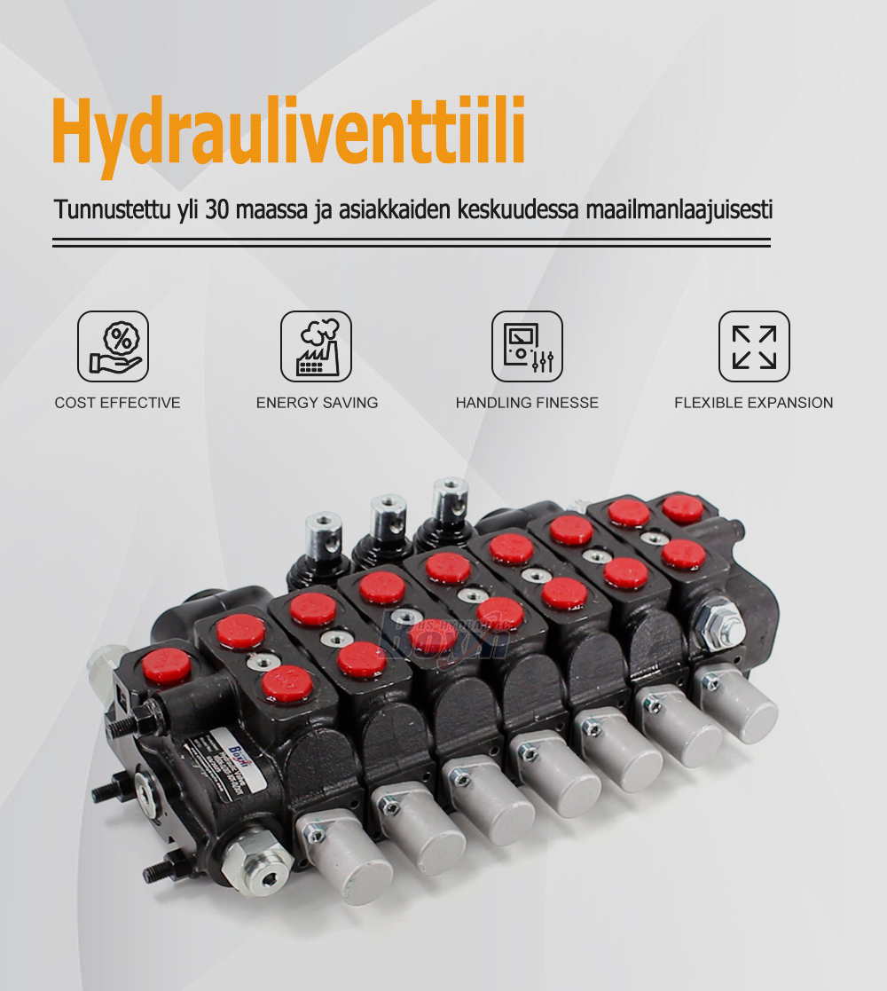 Multi-Spool SD6 Sectional Directional Control Valve for Mobile Machinery